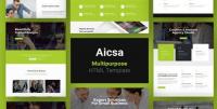 ThemeForest - Aicsa v1.0 - Multipurpose HTML Template - 25074702