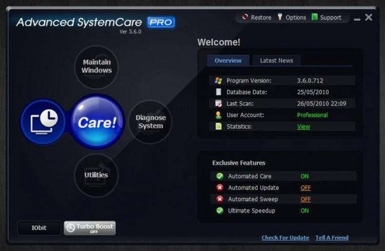 Advanced System Care pro v3.6.0.1 Multilanguage + keygen-serials [dazz1][h33t]