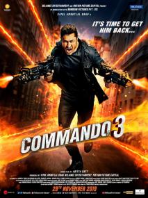 Commando 3 <span style=color:#777>(2019)</span>[Hindi - 720p HQ DVDSCr - x264 - 1.2GB]