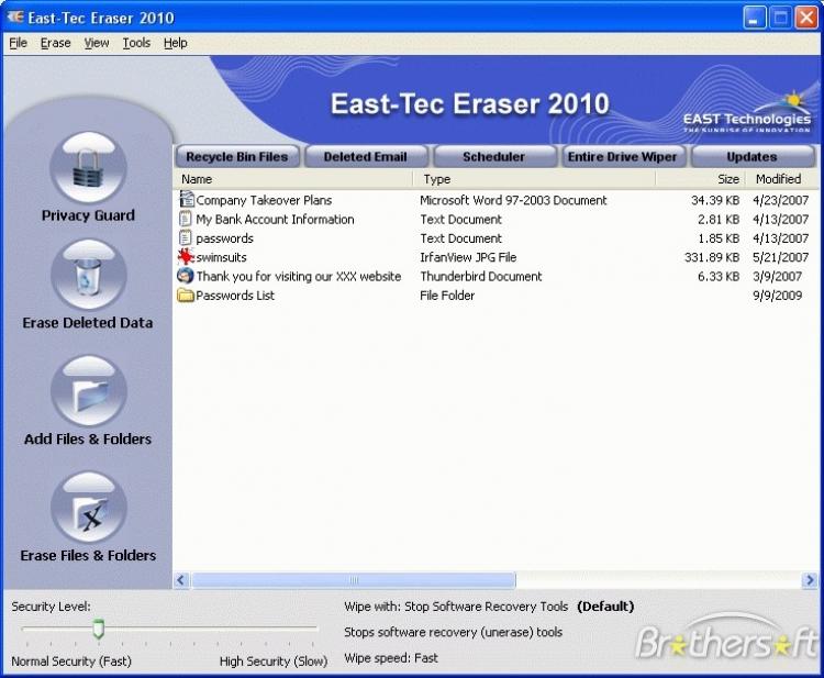East-Tec Eraser<span style=color:#777> 2010</span> v9.7.1.100