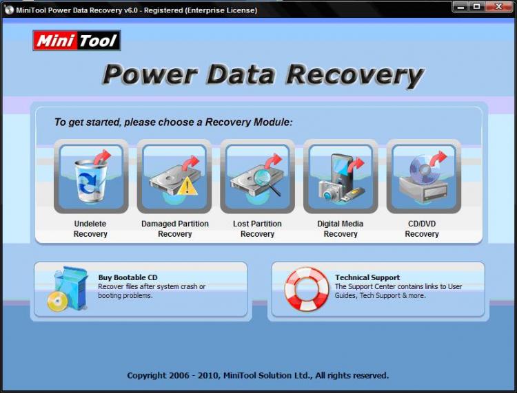 MiniTool Power Data Recovery 6.0.0.1 [PTJM]