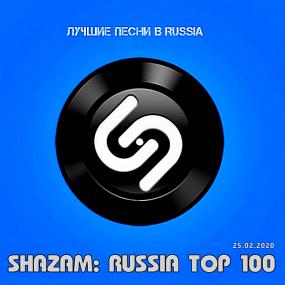 Shazam Хит-парад Russia Top 100 [25 02] <span style=color:#777>(2020)</span>