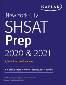 New York City SHSAT Prep<span style=color:#777> 2020</span> &<span style=color:#777> 2021</span>- 3 Practice Tests +  Proven Strategies +  Review (Kaplan Test Prep NY)