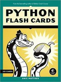 Python Flash Cards- Syntax, Concepts, and Examples