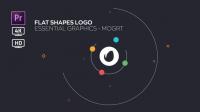 Videohive - Flat Shapes Logo - Essential Graphics - Mogrt 22729757