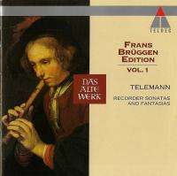 Telemann - Recorder Sonatas & Fantasias - Frans Brüggen - Vol  1 -<span style=color:#777> 1995</span>