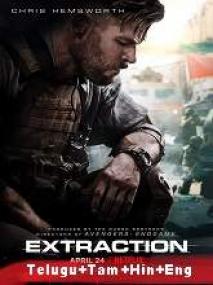 Extraction <span style=color:#777>(2020)</span> 720p HDRip Org Auds DD 5.1 [Telugu + Tamil + Hindi + Eng] 1GB