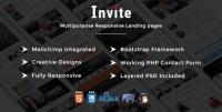ThemeForest - INVITE v1.0 - Multipurpose Responsive HTML Landing Pages -<span style=color:#777> 2026</span>2679