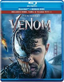 Venom <span style=color:#777>(2018)</span> Blu-Ray 1080p Org DD 5.1 Telugu + Tamil + Hindi + Eng[MB]