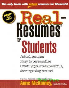 Real-Resumes for Students Ebook