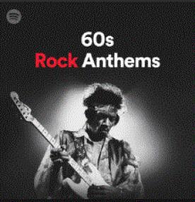 100 Tracks 60's Rock Anthems Playlist Spotify  [320]  kbps Beats⭐