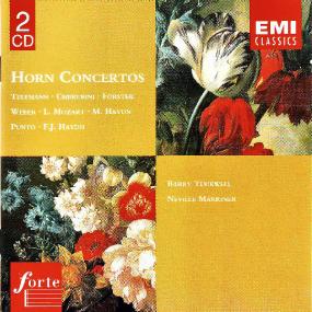 Horn Concertos - Telemann, Cherubini, Förster, Weber, L  Mozart, M  Haydn, Punto, F  J  Haydn - Barry Tuckwell, Sir Neville Marriner 2CDs