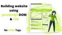 Skillshare - Building Website Using JavaScript DOM & CSS  No HTML  Online Store Website
