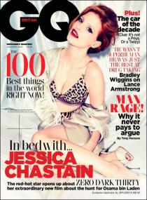 GQ UK - In Bed With Jessica Chastain Plus 100 Best Things in The World Right Now (January<span style=color:#777> 2013</span> (HQ PDF))