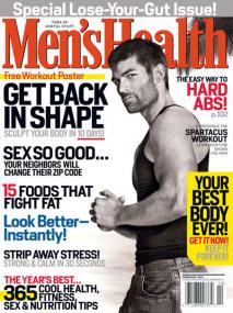 Mens Health USA - The Easiest Way to Get Hard ABS (January+February<span style=color:#777> 2013</span>)