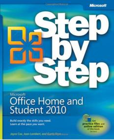 Microsoft Office Home & Student<span style=color:#777> 2010</span> Step by Step (Step by Step (Microsoft))