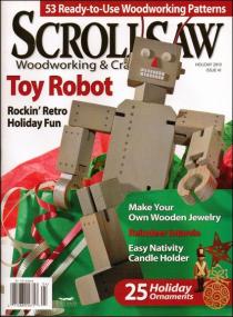 Scrollsaw Woodworking & Crafts - Toy Robot Plus 53 Ready-to-Use Woodworking Patterns (Issue 41)