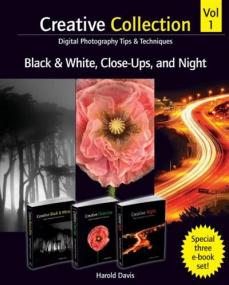 Creative Collection Digital Photography Tips & Techniques - Black and White, Close-Ups, and Night (Volume 1)