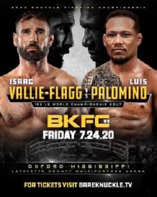 Bare Knuckle FC 11 Isaac Vallie-Flagg vs  Luis Palomino 24 07<span style=color:#777> 2020</span>