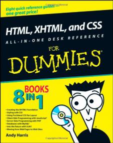 HTML, XHTML, and CSS All-in-One Desk Reference For Dummies