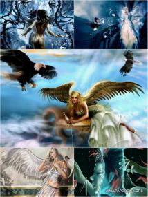 30 Sexy Fantasy Mythical Girls 3D Super HD Wallpapers