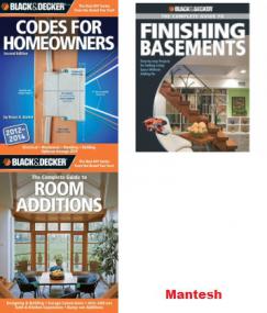 Black & Decker - Codes for Homeowners Electrical Mechanical Plumbing,Room Additions And Finishing Basements <span style=color:#fc9c6d>-Mantesh</span>