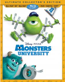 Monsters University 3D<span style=color:#777> 2013</span> 1080p BluRay Half-OU x264-PublicHD