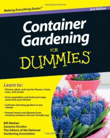 Container Gardening For Dummies  <span style=color:#fc9c6d>-Mantesh</span>