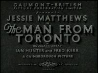The Man from Toronto (1937) Uncompressed DVD5 [DDR]