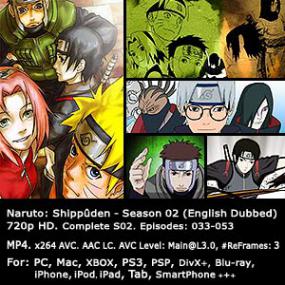 Naruto Shippuden - Season 02 (English Dubbed) 720p MP4 (033-053) 2