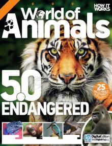 World of Animals - 50 Endangered + 25 Facts about Elephants (Issue No  1 (True PDF))