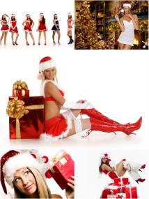30 Christmas Sexy Girls Super HD Wallpapers