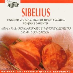Sibelius - Finlandia, En Saga, Swan of Tuonela, Karelia, Pohjola's Daughter Sir Malcolm Sargent Wiener Philharmoniker BBC Symphony