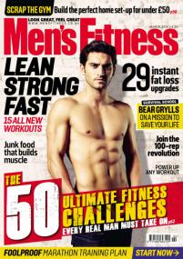 Mens Fitness UK - The 50 Ultimate Fitness Challenges Every Real man Must Take On + 29 Instant Fat Loss Upgrades (March<span style=color:#777> 2014</span>)