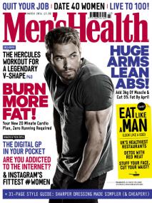 Mens Health UK - The Hercules Workout For A legendary V-Shape + Huge Arms Lean Abs (March<span style=color:#777> 2014</span>)