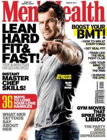 Mens Health South Africa - Lean Hard Fit and Fast + 36 Ways To Lose Your Love Handles (March<span style=color:#777> 2014</span>)
