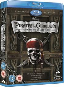 Pirates of The Caribbean (I II III IV) (2003-2006-2007-2011) 1080p BluRay Quadrilogy Dual Audio English Hindi DD 5.1 INaM