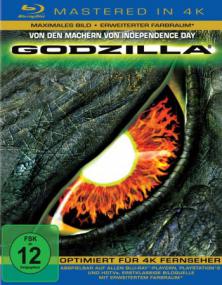 Godzilla<span style=color:#777> 1998</span> Mastered 4K BDRip 720p x264 DD 5.1 [Hindi+Tamil+Telugu] AC3  PSYPHER