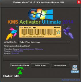 Windows Vista - 7 - 8 - 8.1 KMS Activator Ultimate<span style=color:#777> 2014</span> 2.0+Instruction~~