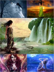 30 Sexy Fantasy Mythical Girls 3D Super HD Wallpapers