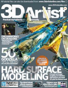 3D Artist - 50 Godzilla Tips and Tricks + Hard Surface Modeling (Issue No  69)