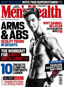 Men's Health Singapore - 10 Tricks to Climb the Corporate Ladder + The Workout for a Butt She'll Love and Arms and ABS  Sculpt yours in 30 days (July<span style=color:#777> 2014</span>)