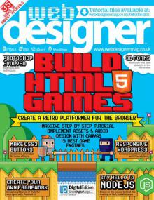 Web Designer UK - Build HTML 5 Games - Create A Retro Platformer For The Browser + Say Hello To NodeJS and More (Issue 225,<span style=color:#777> 2014</span>)