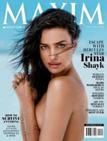 Maxim South Africa - Escape With Hercules Star Irina Shayk + Worlds Sexiest Pools and More (August<span style=color:#777> 2014</span>)