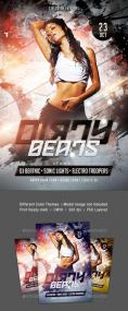 Graphicriver Dirty Beats Flyer 9068021