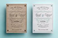 Creativemarket Vintage Wedding Invitation Pack 85632