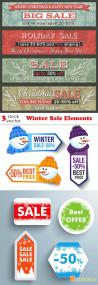Vectors - Winter Sale Elements