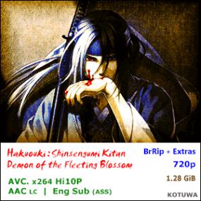 Hakuouki (720p) Shinsengumi Kitan (Hi10P) Demon of the Fleeting Blossom - Hakuoki [KoTuWa]