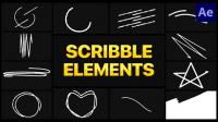 Videohive - Scribble Elements 02  After Effects 30256873