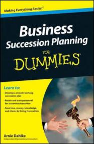 Business Succession Planning For Dummies (Arnold Dahlke) Retail epub mobi PDF [Itzy]